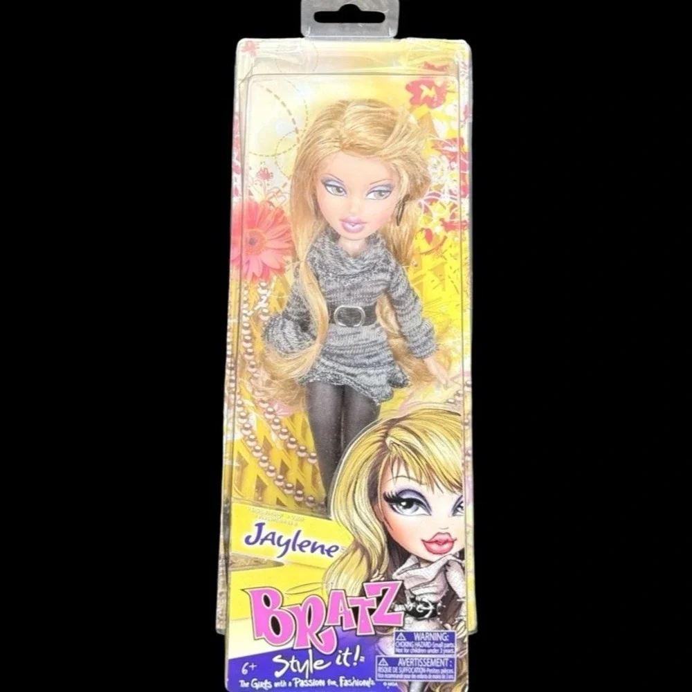 MGA Bratz Style It Jaylene Doll 2012 Knit Dress, Leggings, Boots New NRFB READ